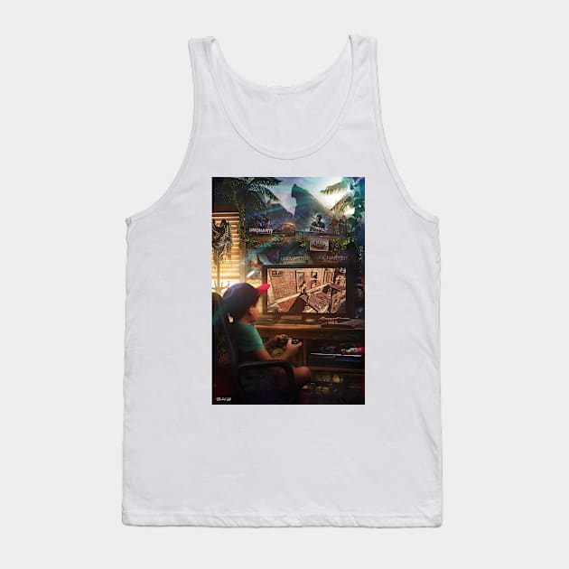 Uncharted Tribute Tank Top by Rachid Lotf